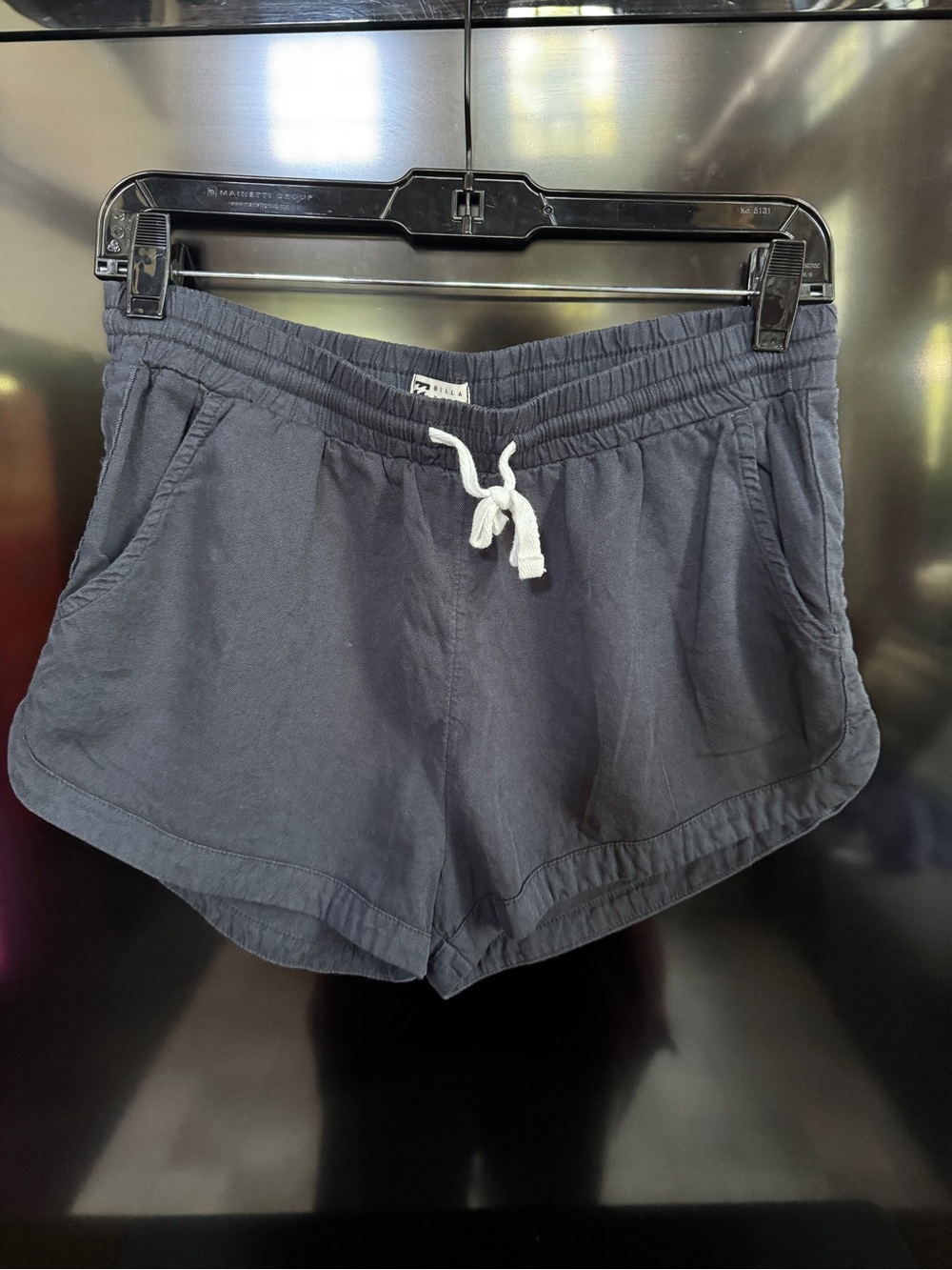 Billabong Women's Navy Drawstring Athletic Shorts